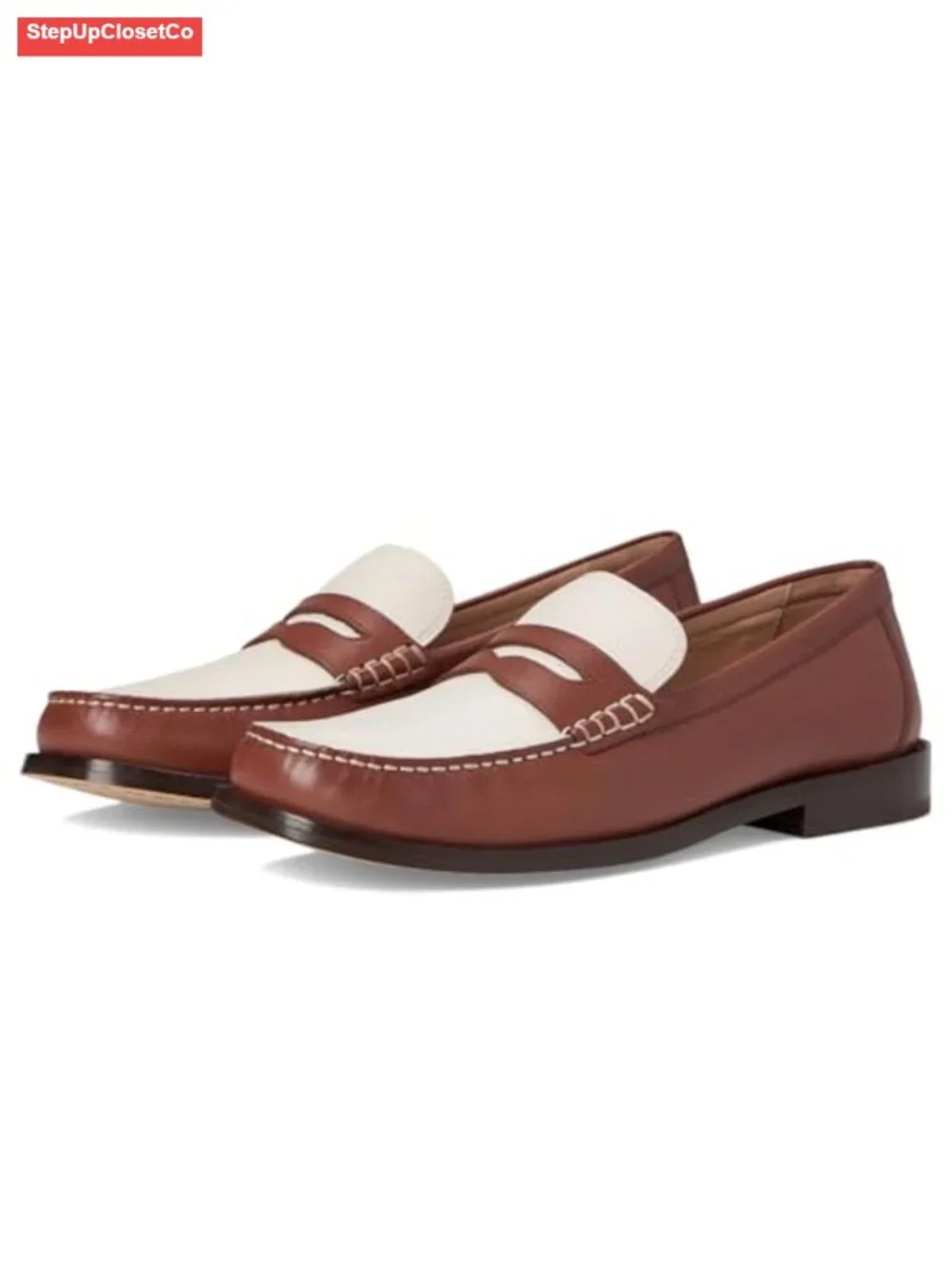 Cole Haan Lana Lux Remastered Women's Flexible Square Toe Loafer Keeper Detail